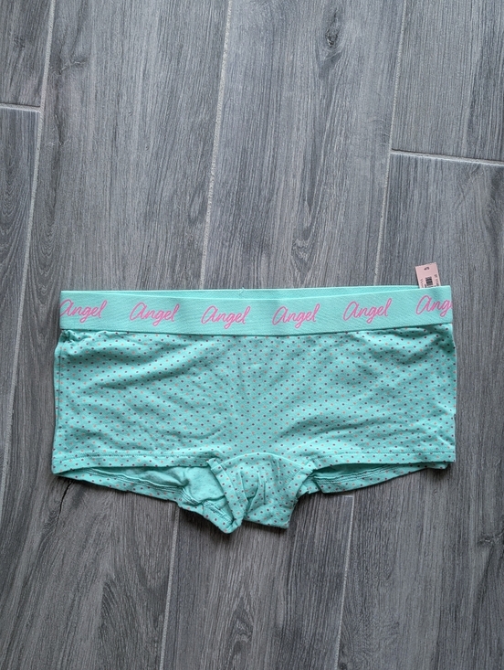 Victoria's Secret Other - NWT Victoria's Secret Angel Mint Green Polka Dot Boy Shorts Shortie SIZE MEDIUM